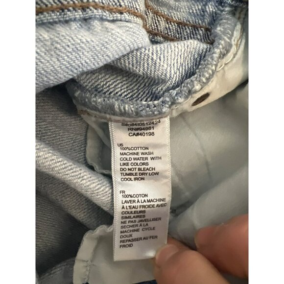 Forever Twenty One 21 Sz 26 Jean Denim Cut Off Frayed Hem Short - Picture 8 of 9